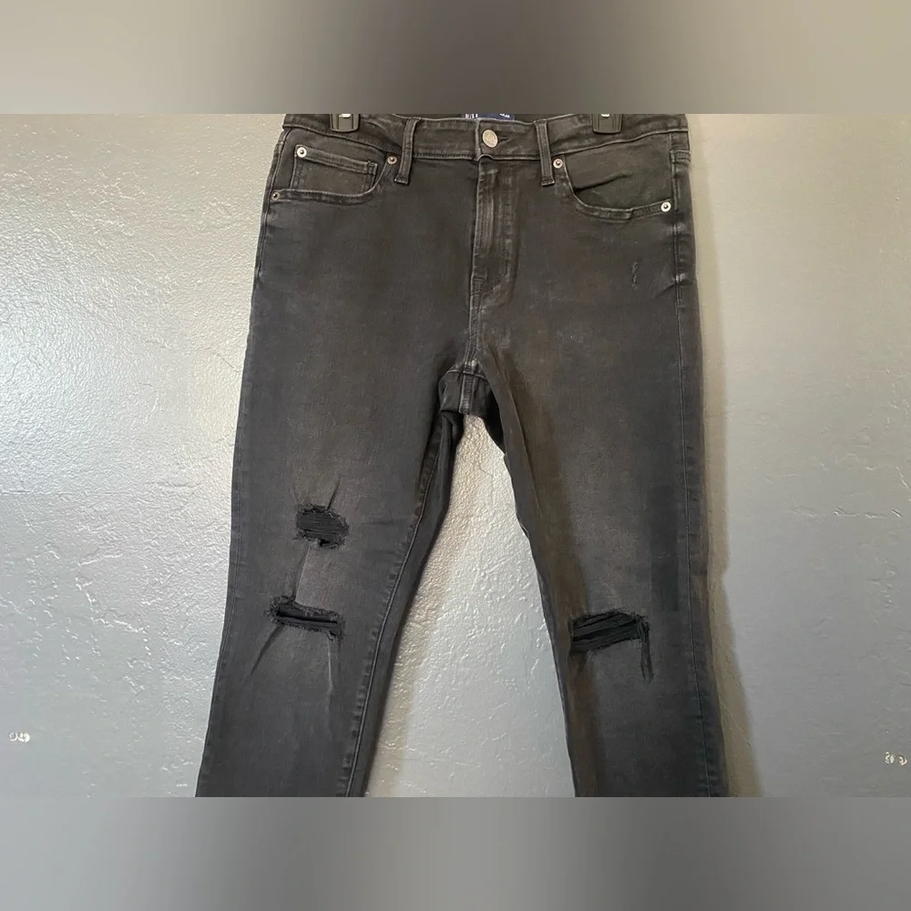 Gap Factory‎ Black Distressed Jeans Size 31 Regular